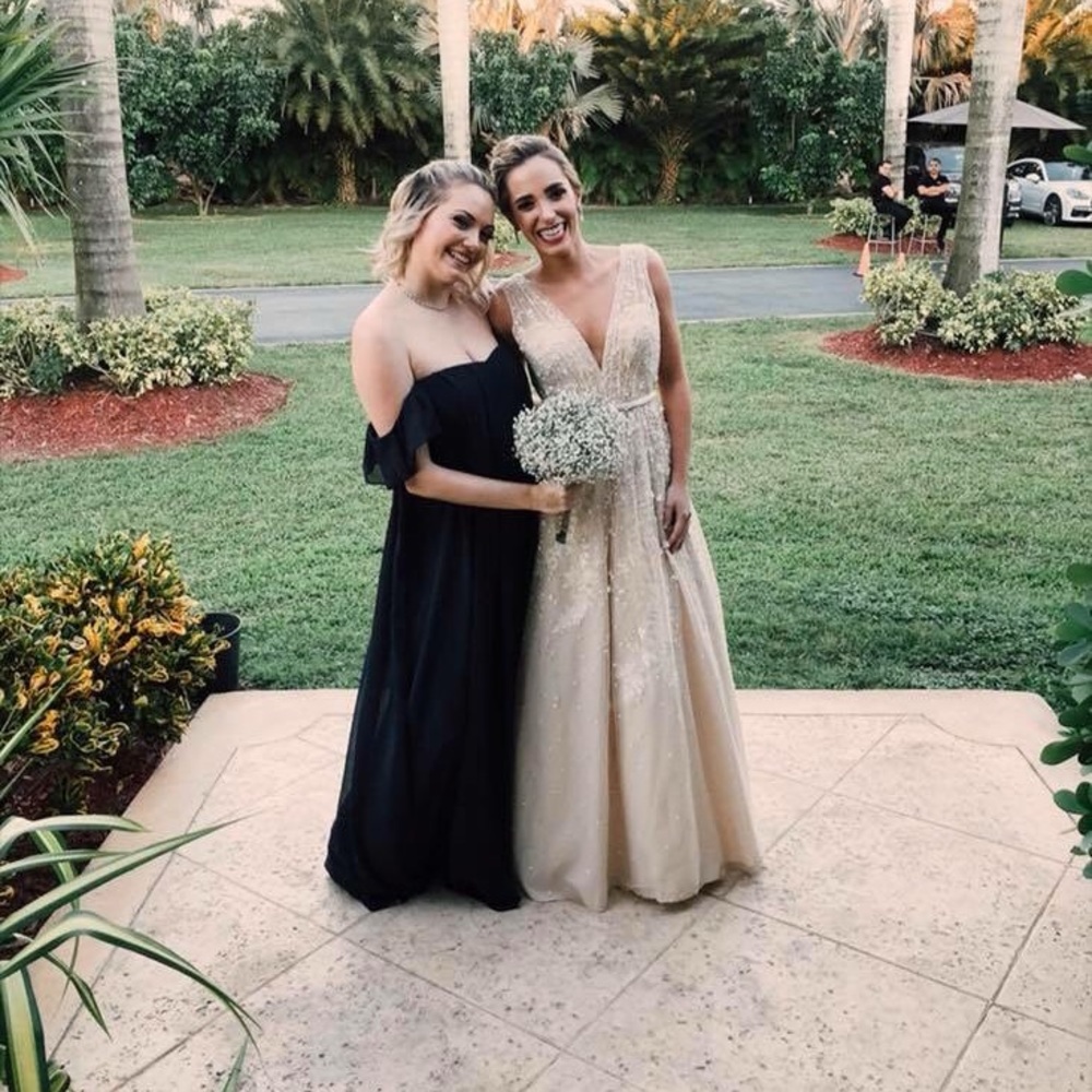 Dark Navy Blue Gown